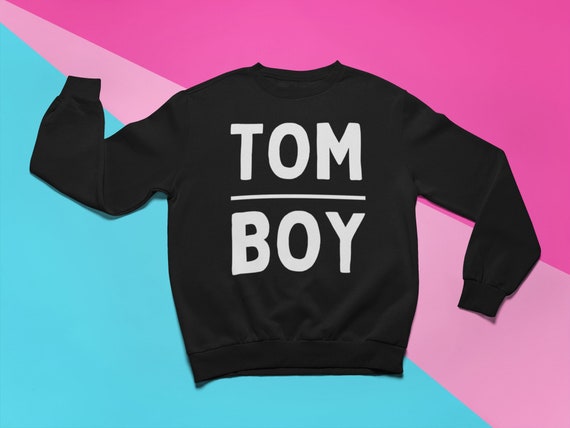 Tomboy Sweatshirt Queer LGBTQ Pride They them Power Nonbinary Outfit Gay Lesbian Wear Black Unisex Sweatshirt Etsy UK