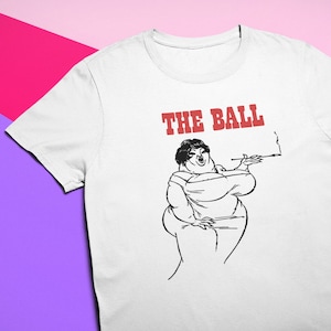 The Ball Cartoon | Vintage Remake Queer Lgbt Pride Gay Bar Lesbian Trans | Unisex T-Shirt