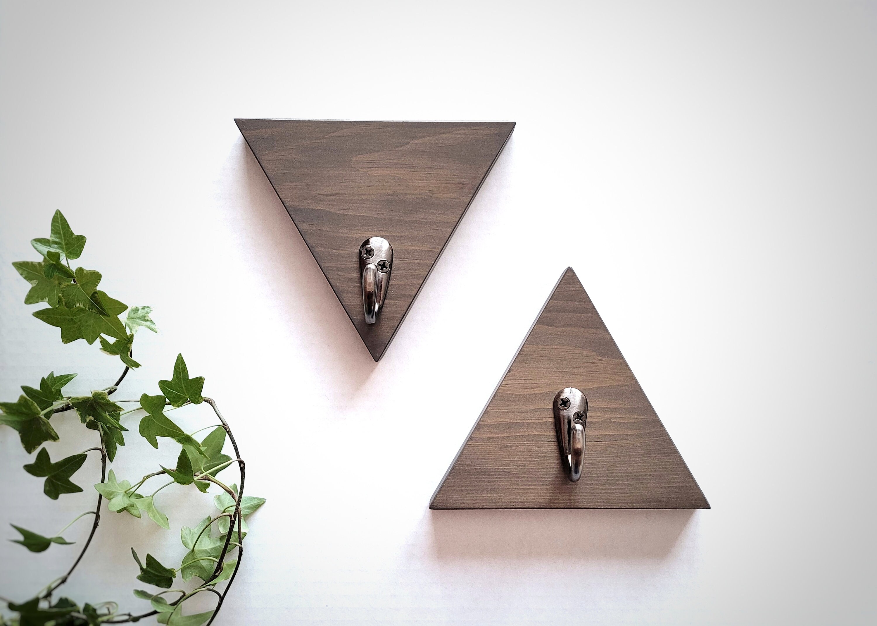Triangle Wall Mount Geometric Hook Etsy