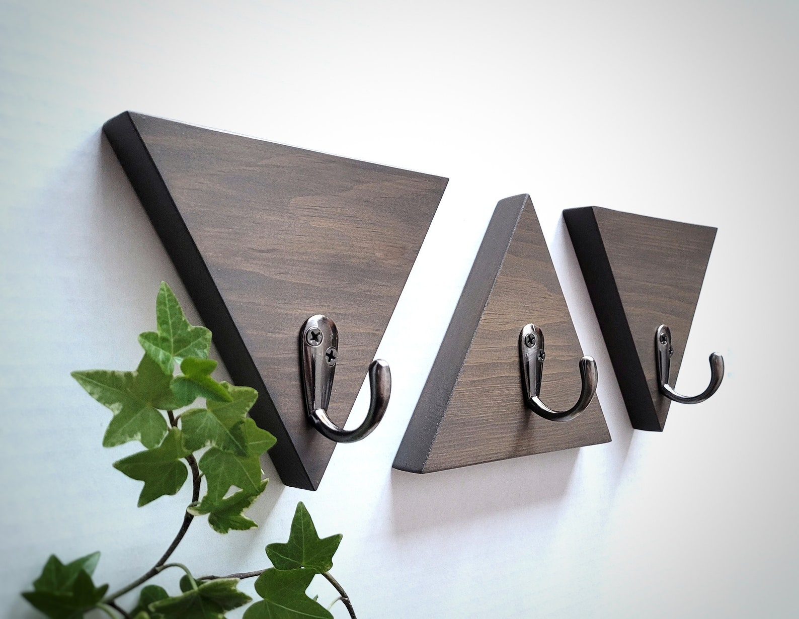 Triangle Wall Mount Geometric Hook Etsy