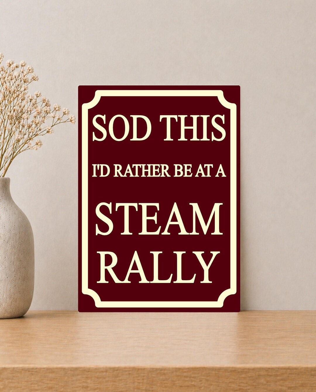 Steam Rally Banners Steam Rally Metal Garage Sign: Steam Engine Enthusiast Decor - Etsy UK