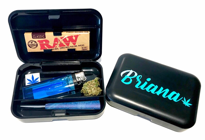 Stash Box Smoke Kit 420 Stoner Gift Smoking Accessories Etsy