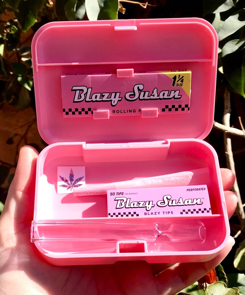 Personalized Pink Stash Box Girlie Smoke Kit Etsy