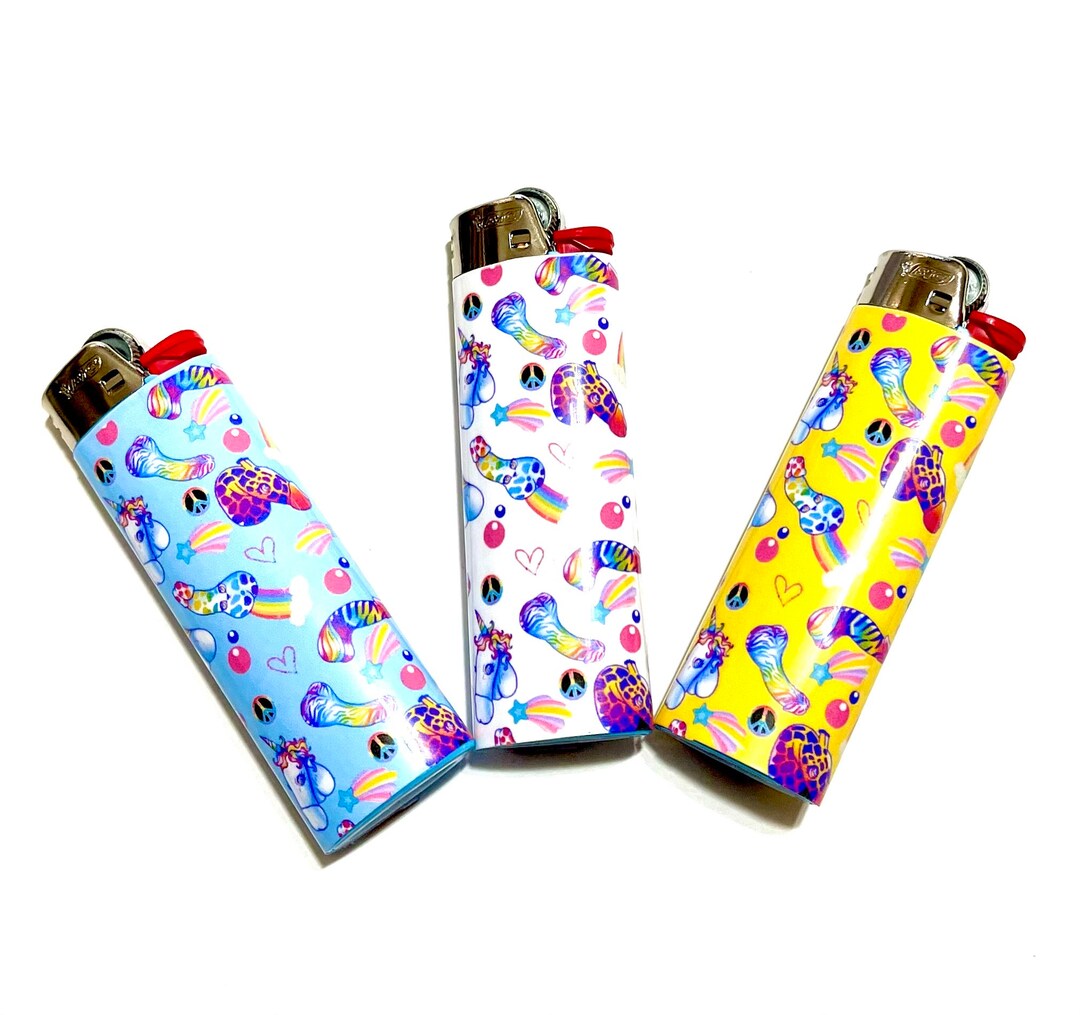 Naughty Rainbow Lighter 90's Unicorn Bic Lighter Etsy