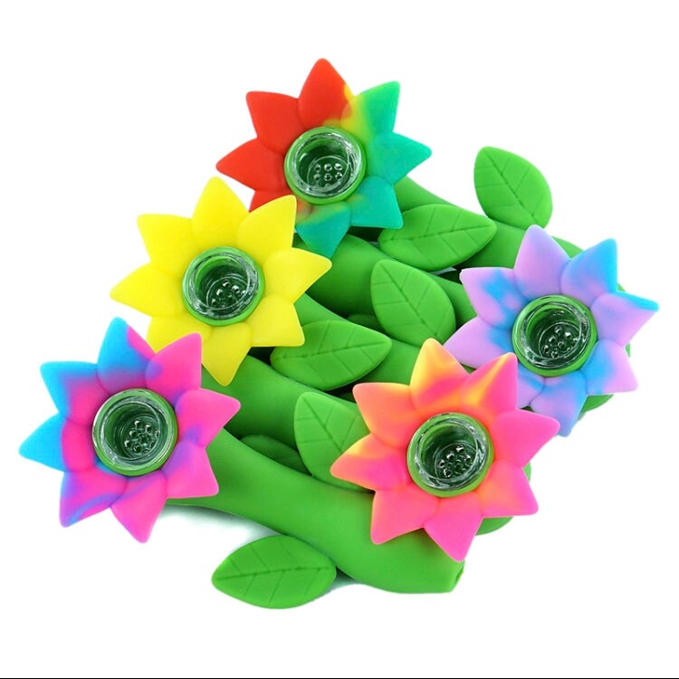 Sunflower Gift Set Sunflower Stash Jar Sunflower Pipe Etsy