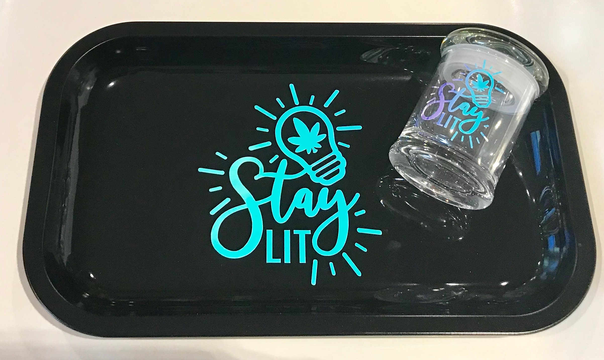 Rolling Tray SetStay Lit/Rolling Tray and Stash Etsy