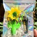 Hello Sunshine Smoke Kit, Sunflower Silicone Pipe, Personalized Lighter, Sunflower Stash Bag 