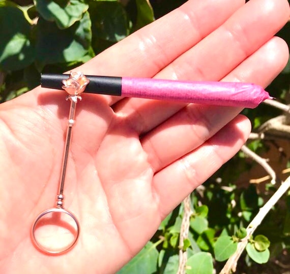 Blunt Ring Holder & Pre Roll Cigarette Holder Rose Gold Rose Etsy
