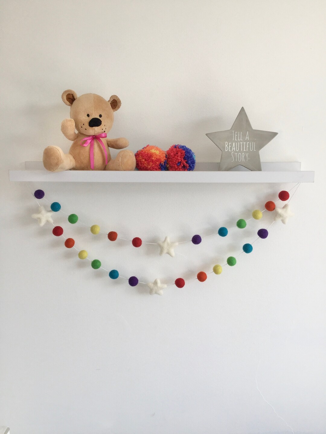 Sfere Di Lana Feltro Sfere Di Ghirlanda 2cm 100pc Mix Colore - Foto 5