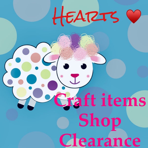 Sale of craft items / unused craft item sale / bargain craft items