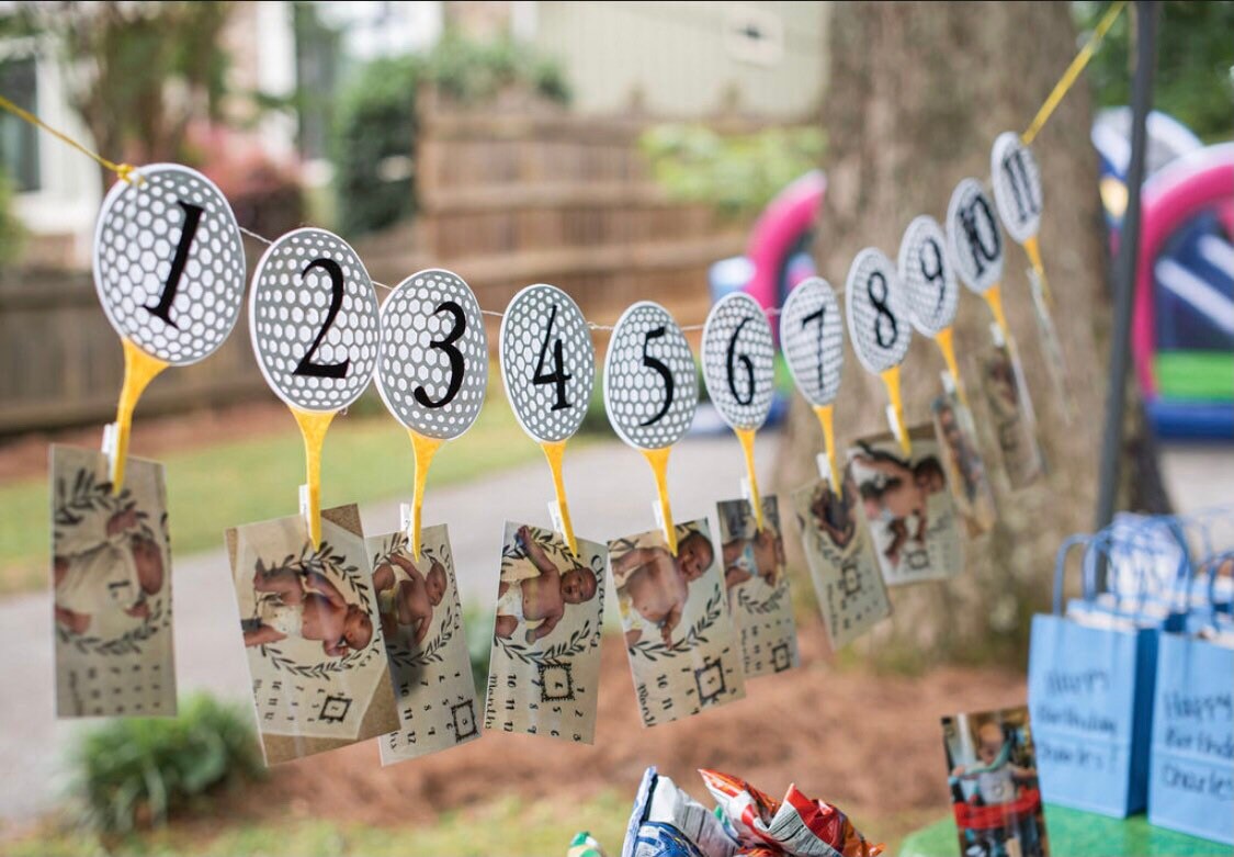 Hoyo en una fiesta decoraciones Golf Tema cumpleaños Golf | Etsy