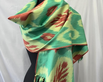 Boiled Ikat scarf