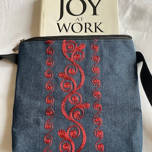 Embroidery Jeans Bag /Purse