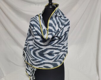 Ikat Scarf "Day and Night"