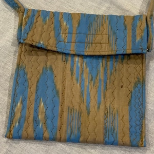 Ikat handmade bag