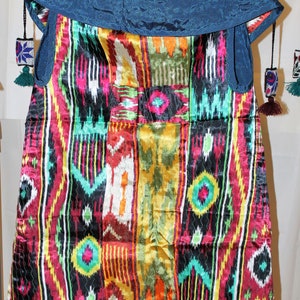 Pure Silk Ikat Kamzul / Circle Vest