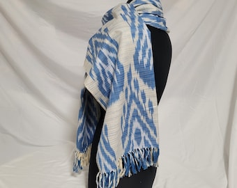 Ikat Scarf "Turquoise"