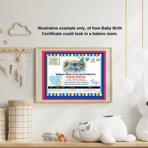 Christliche Baby Boy Geburtsankündigung Schöne bearbeitbare Baby Boy Kinderzimmer druckbare Willkommen zu Hause Zertifikat spezielle Andenken Geburtsandenken.