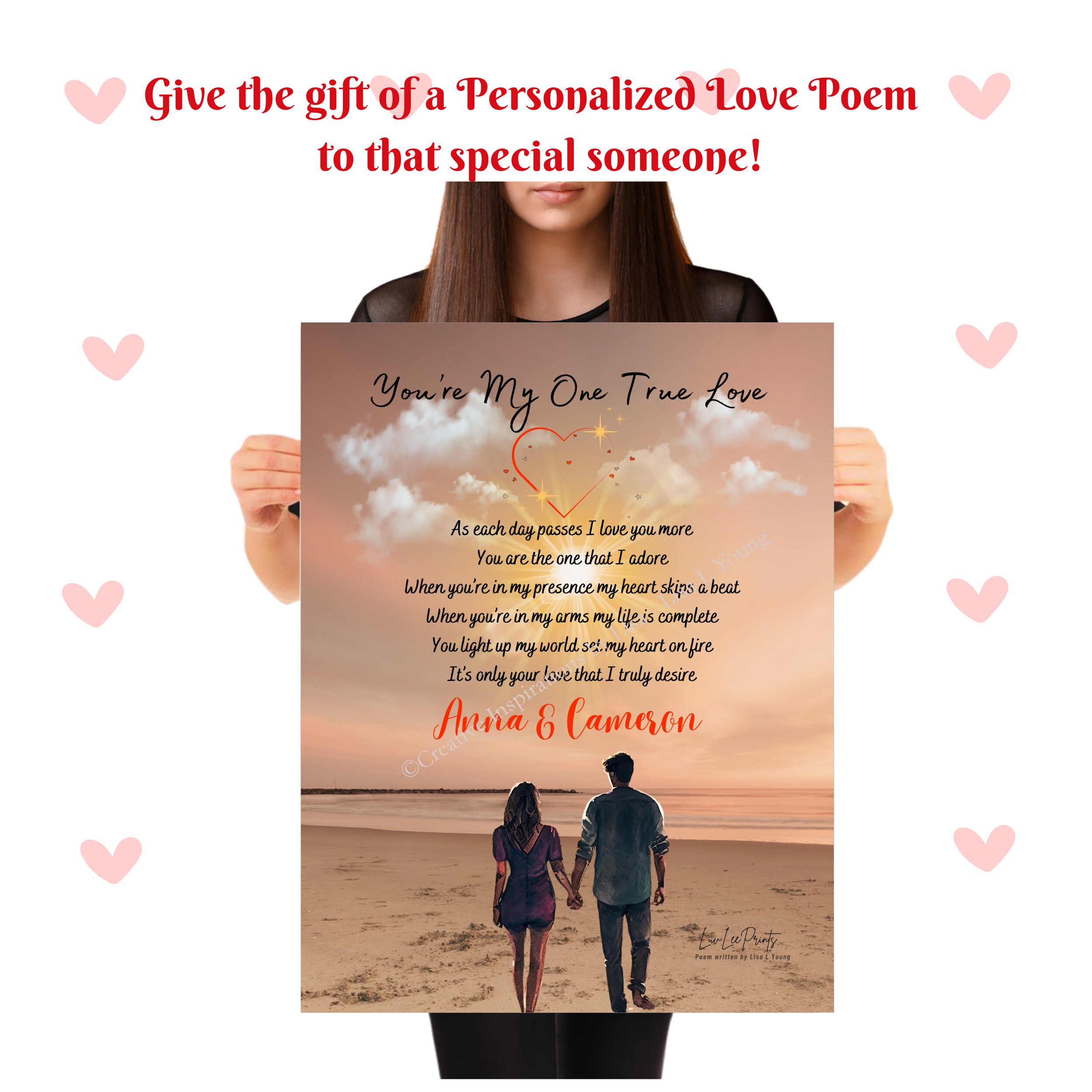 Editable Wedding Poem Anniversary Birthday Love Poem Printable Download