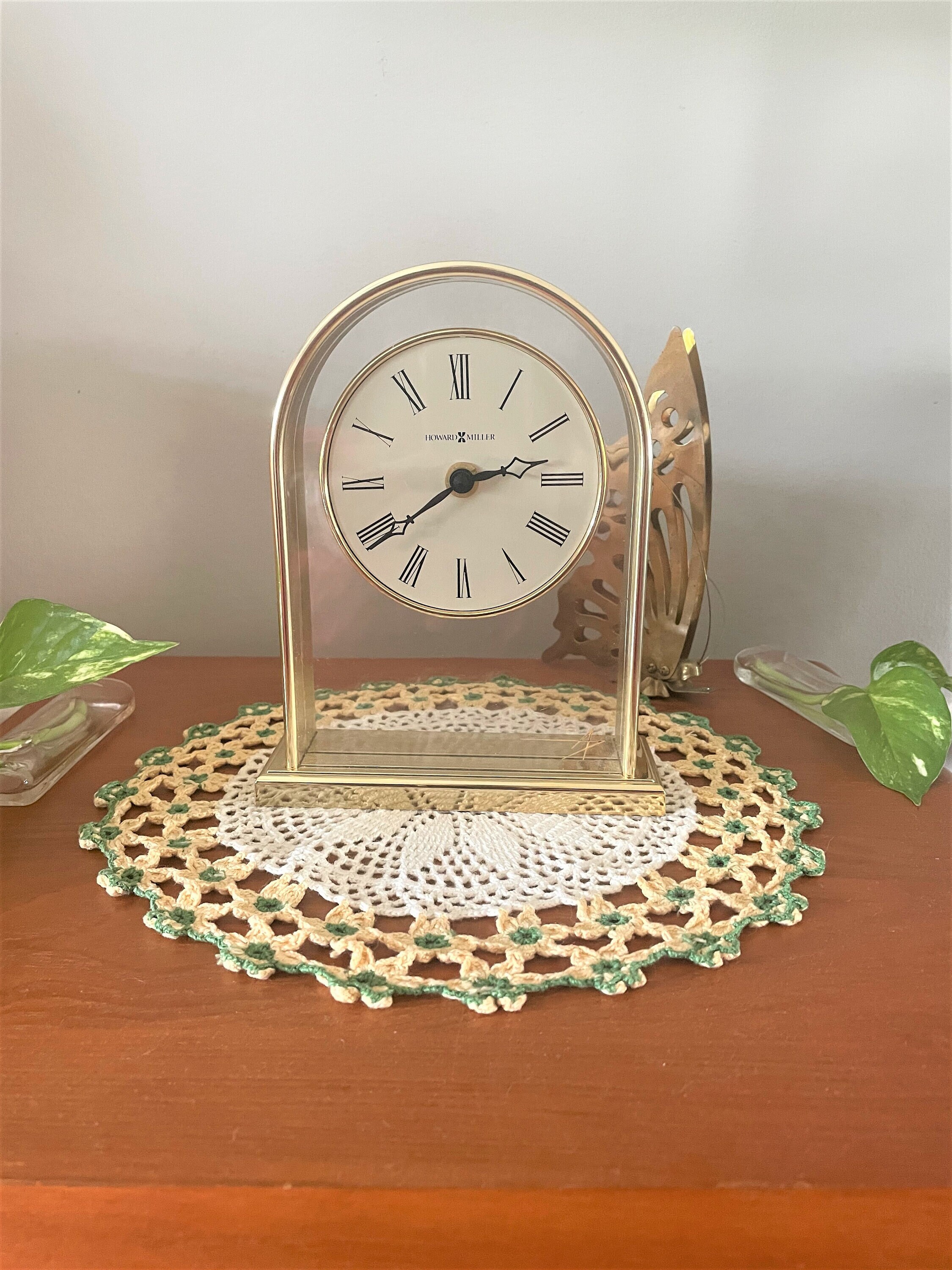 （訳ありセール格安） BICストアHoward Miller Fenton Wall Clock 620156 Golden Oak