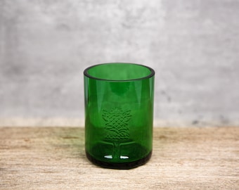 Tanqueray Gin Glass; unique fathers day gin gift, gin lovers gift for mum, upcycled handmade glass gift for him, gift for her