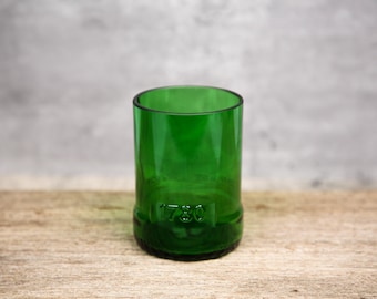Upcycled Jameson Whisky Glass; unique whisky lovers gift, whisky gift, whisky bottle glass, upcycled handmade glassware gift for him and her