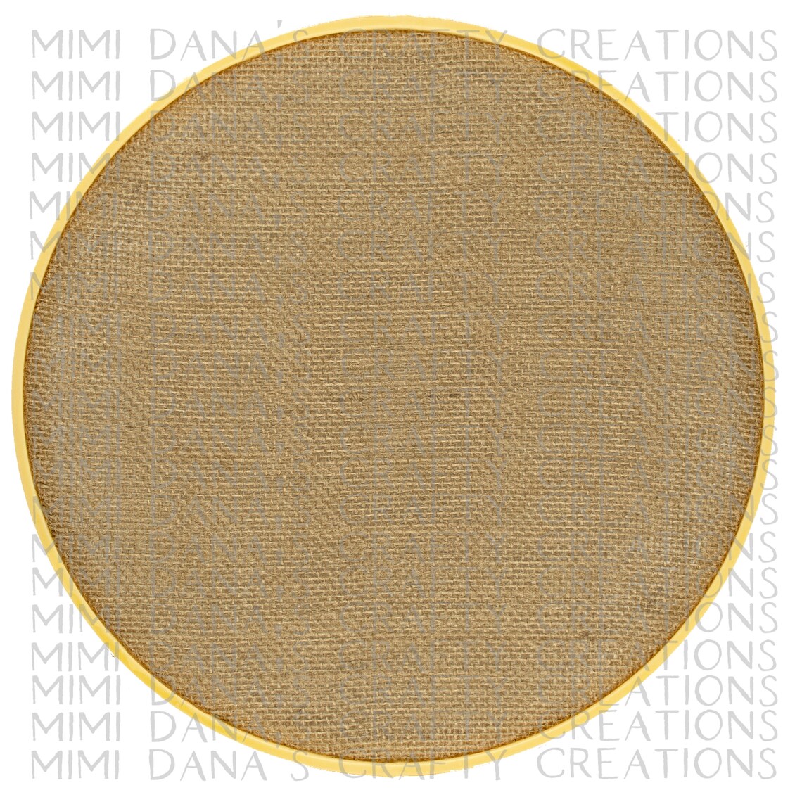 Burlap Covered Embroidery Hoop Clipart Background transparent Etsy