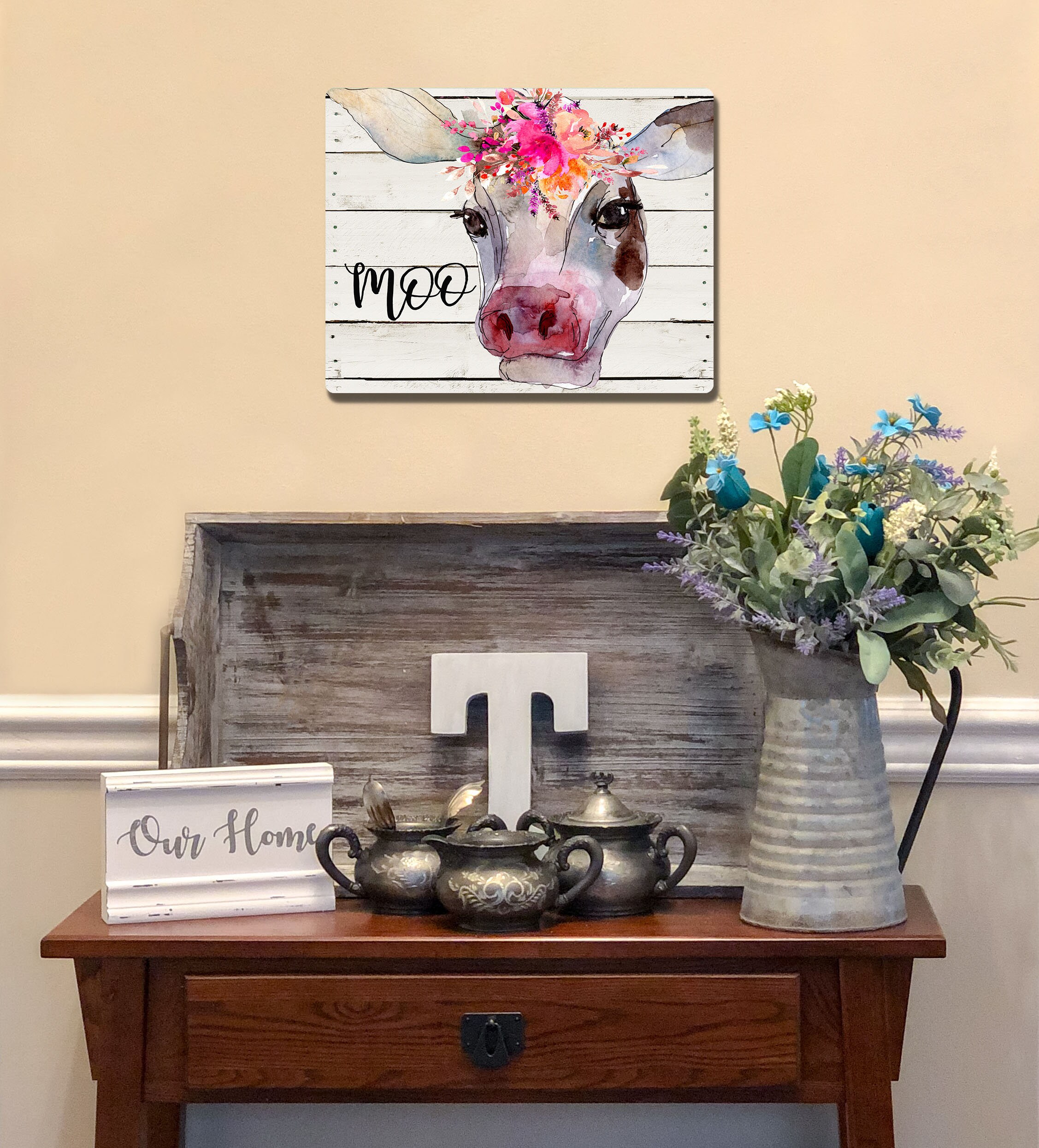 Dye Sublimation 11x14 Board Farmhouse Entry Hall Mockup For Etsy