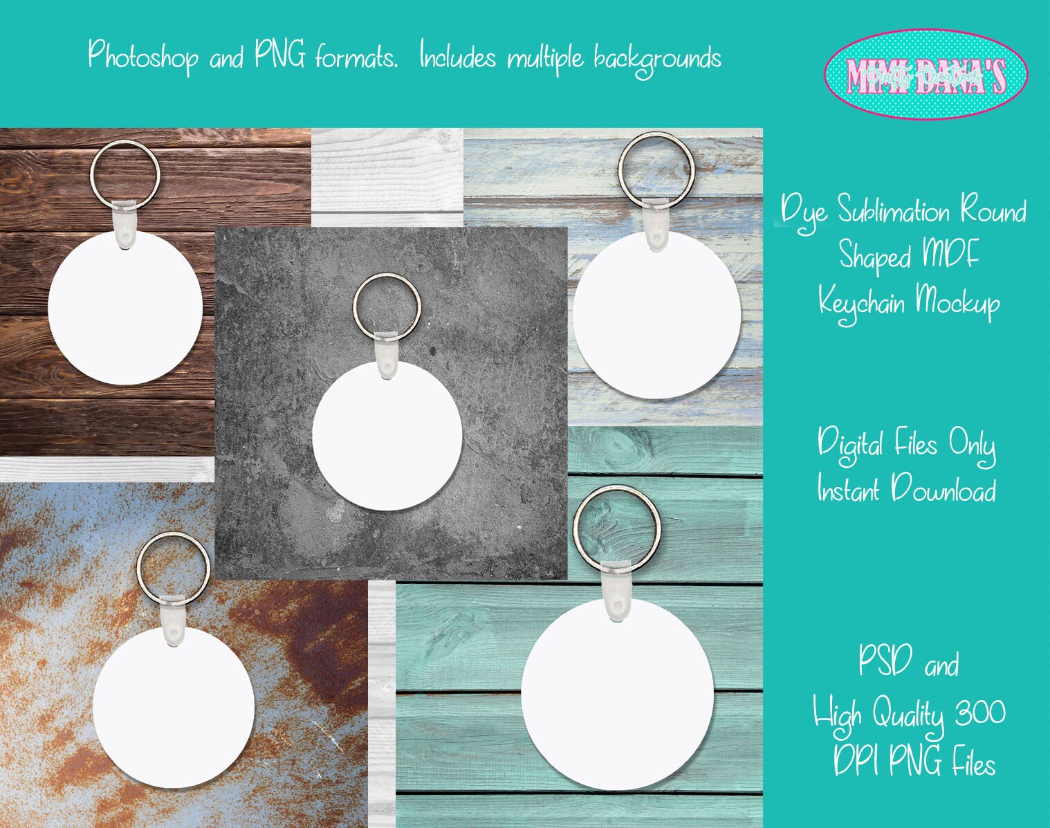 Download Dye Sublimation Round Shaped Mdf Keychain Mockup For Aparecium Design Company Blanks Sublimation Transfer Psd Png Format