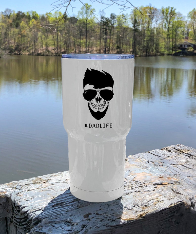 Download Sublimation Design DADLIFE Skull with Glasses Clipart Dad ...