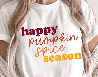 Happy pumpkin spice season SVG - Pumpkin SVG - Pumpkin Spice SVG - pumpkin cutfile - pumpkin spice png - Pumpkin spice dxf -  Pumpkin eps
