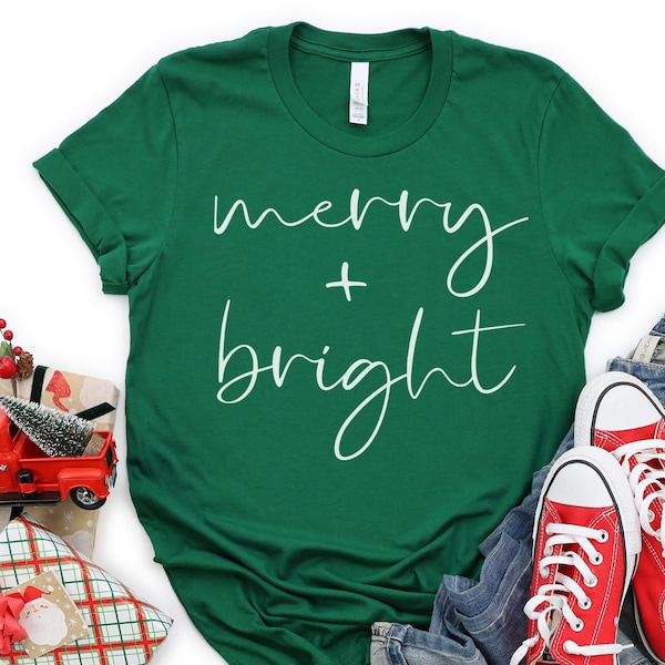 Merry and Bright SVG - Merry and Bright Png - Merry and Bright cut file - Christmas SVG files for cricut - Merry SVG - Svg Files for Cricut