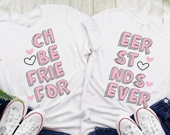 Cheer Best Friends Forever SVG - Cheer Friends SVG - Cheer Heart SVG - Friendship Svg - Cheer Best Friends cutfile - Cheer Best Friends dxf