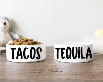 Tacos and Tequila SVG - Tacos and Tequila dog bowl SVG - Tacos svg - Tequila svg - pet food bowl svg - dog food svg - dog water bowl svg