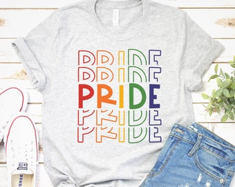 Pride SVG - LGBTQ Pride SVG - Pride eps -  Pride dxf - Pride png - Pride cutfile - Pride stacked svg - Pride rainbow svg