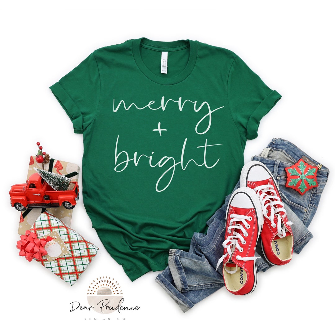Merry and Bright SVG - Merry and Bright Png - Merry and Bright Cut File ...