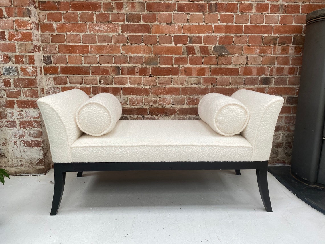 Boucle Bolster Cushion Round Cushion Boucle Scatter Cushion Etsy UK