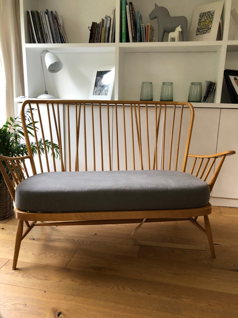 Ercol two seater sofa Ercol windsor sofa blonde Ercol sofa Etsy