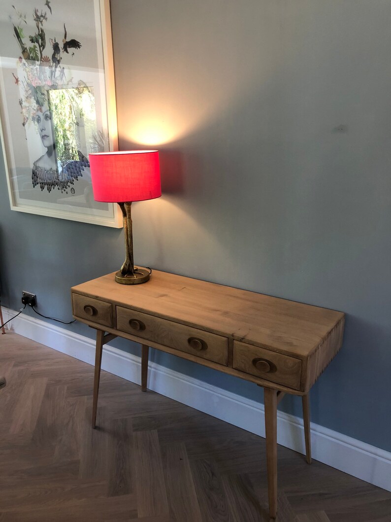 Ercol dressing table Ercol console table mid century table Etsy