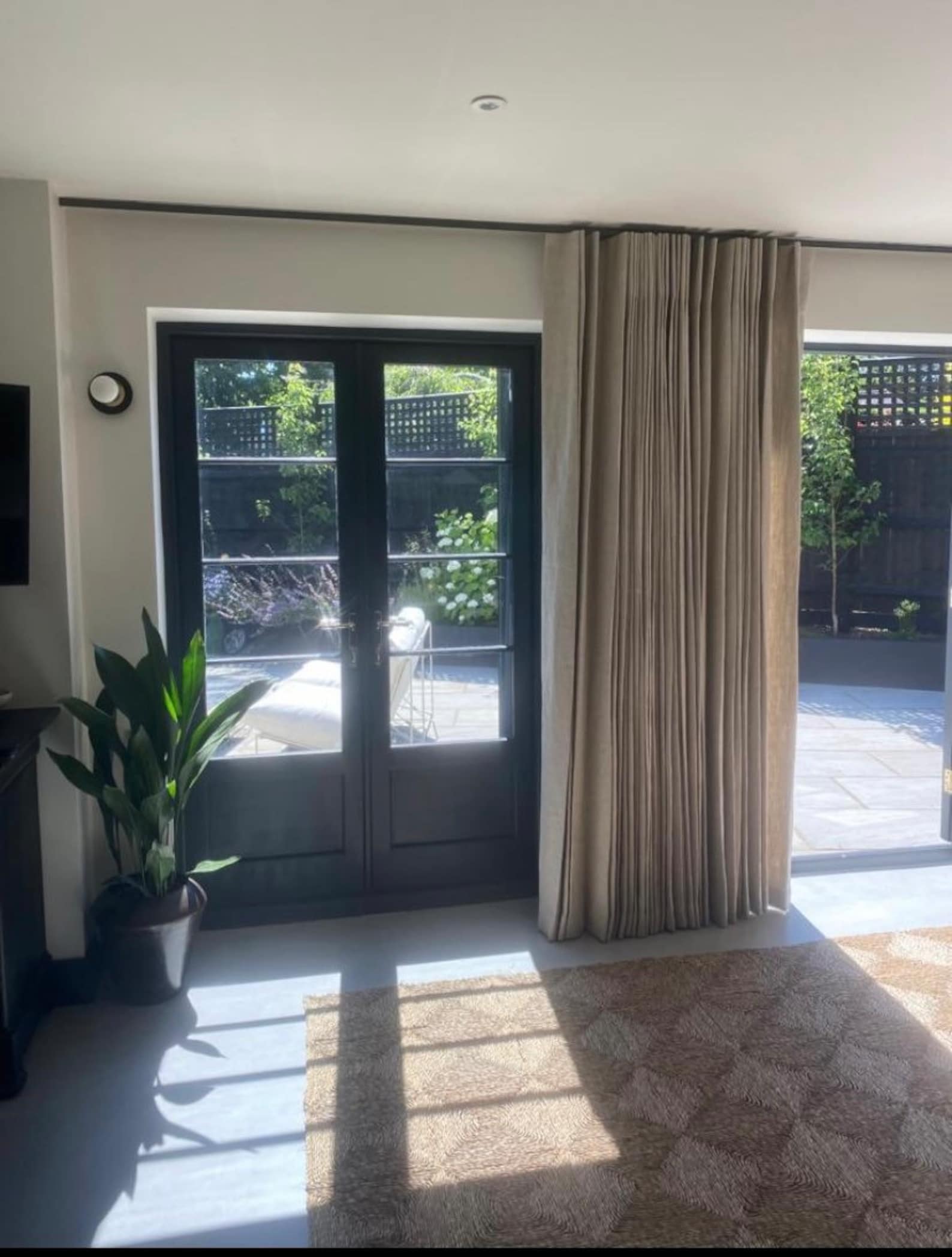 Voile Curtains Bifold Door Curtains Patio Door Curtains - Etsy UK