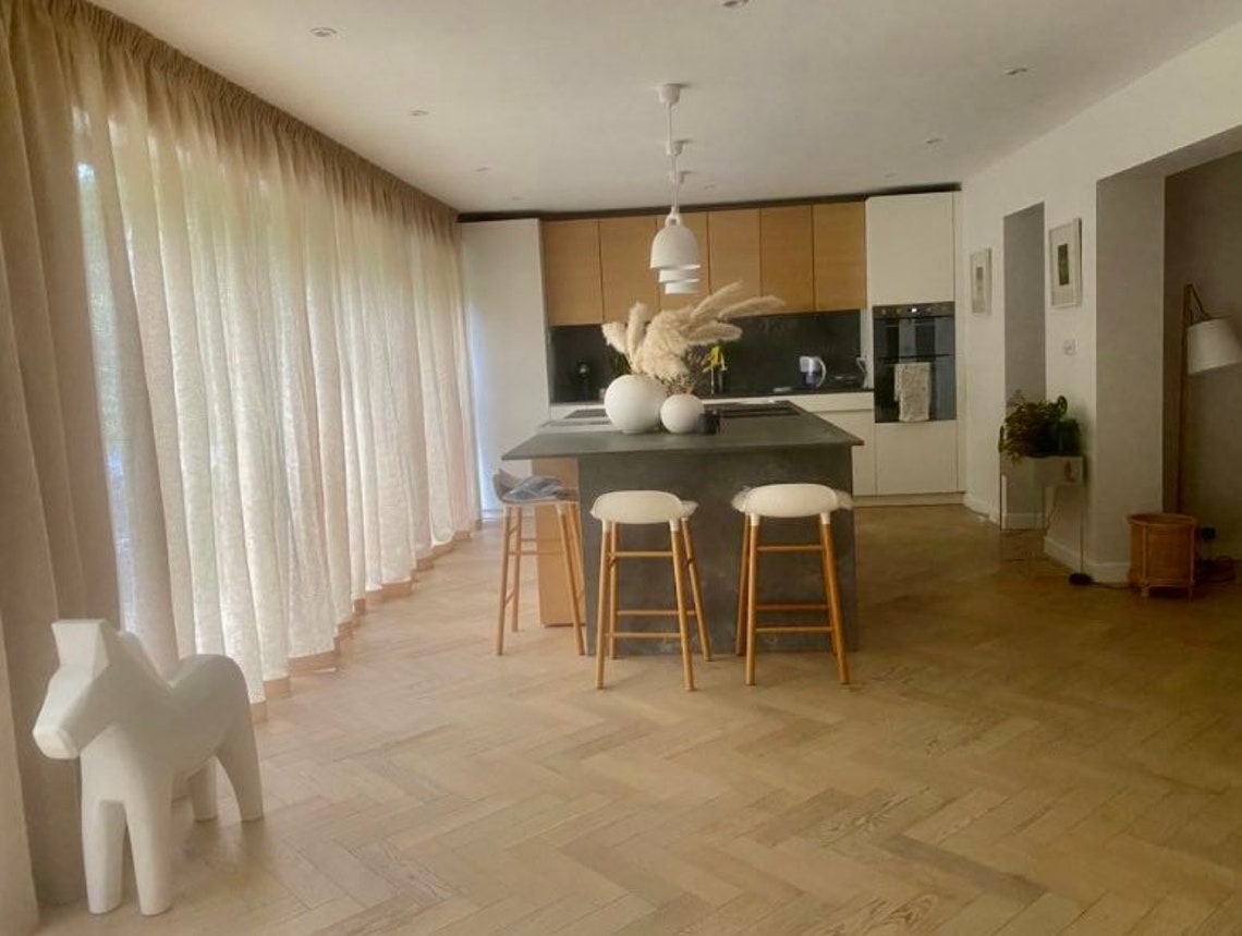 Voile Curtains Bifold Door Curtains Patio Door Curtains Etsy UK