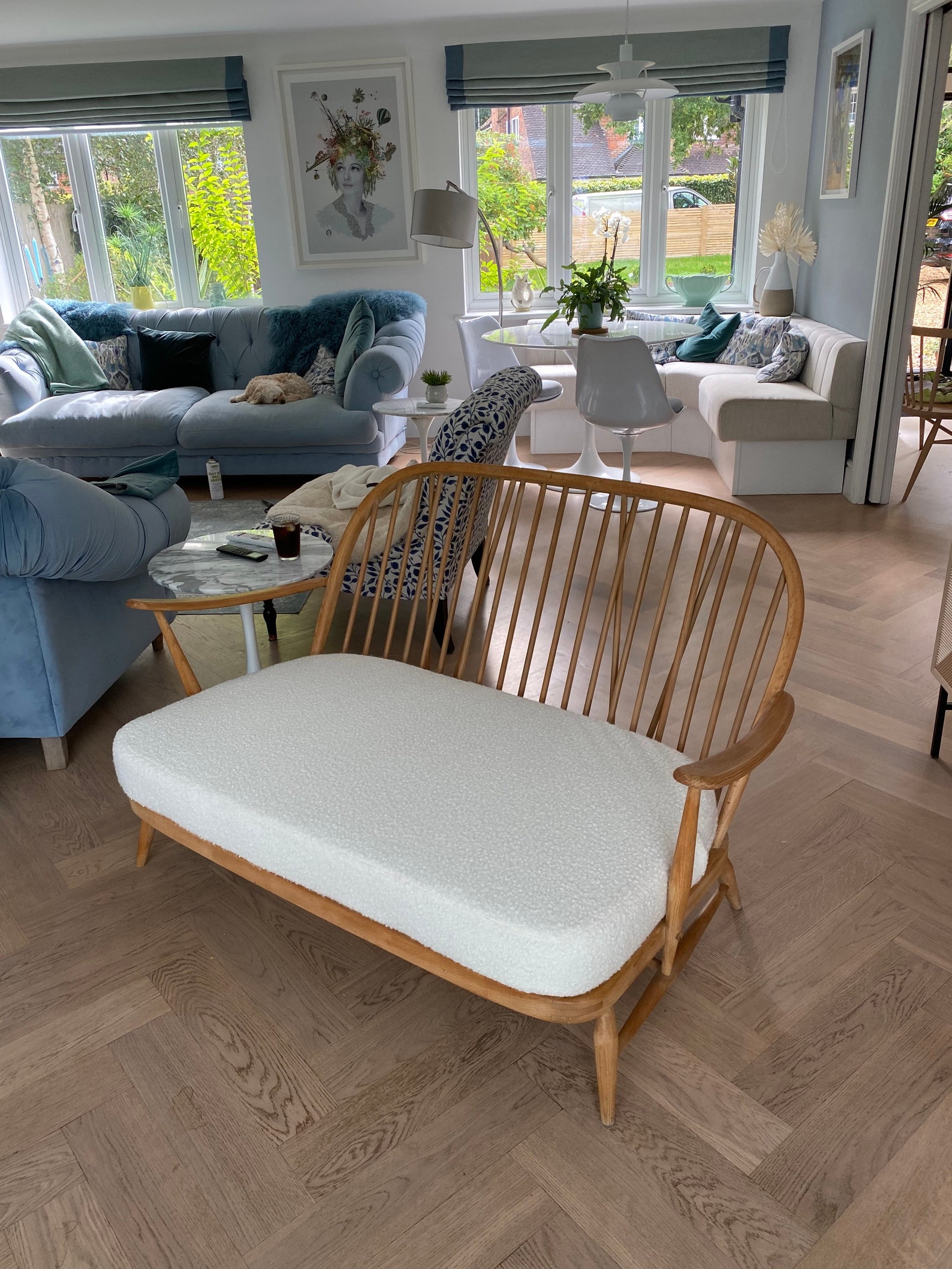 Ercol 203 Sofa , Ercol Sofa, Ercol 2 Seater Sofa , Ercol Blonde 203