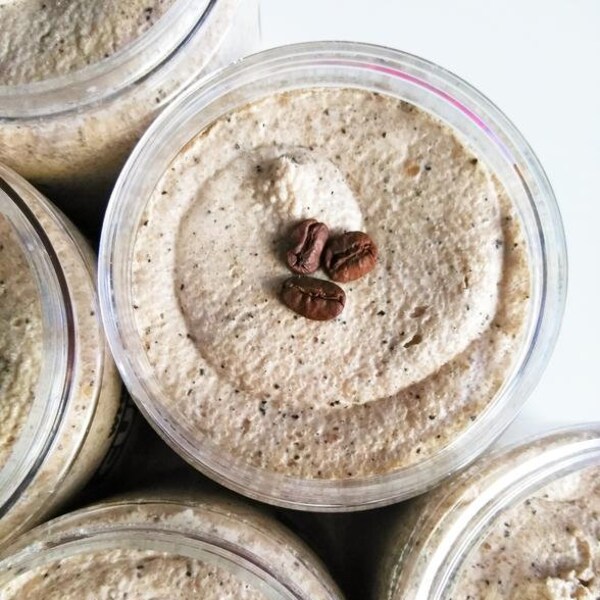 Espresso Whipped Body Scrub | Coffee Scrub | Shaving Scrub | Sugar Whipped Soap | Sugar Whip | Coffee Lovers Body Polish and sugar scrub