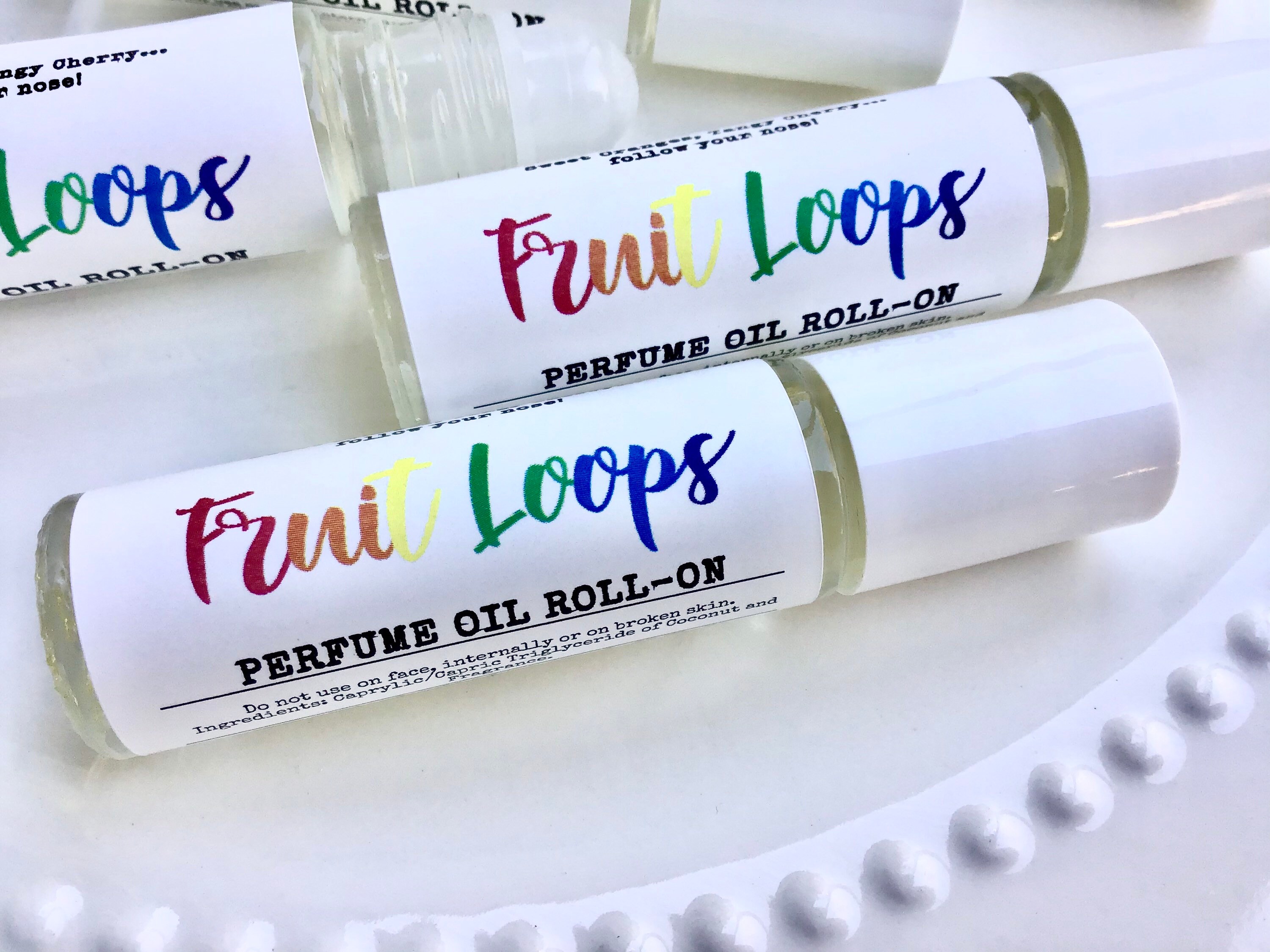 Fruit Loops Perfume Rollon Body Perfum Vegan Body Oil Etsy