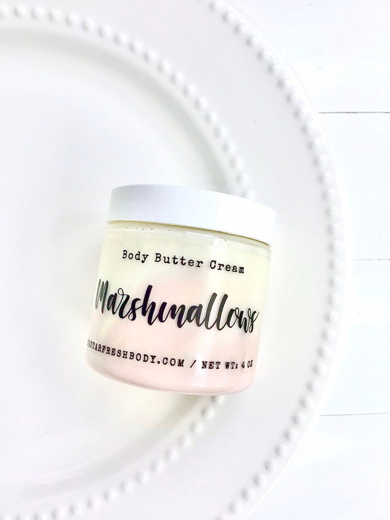 Marshmallows Body butter cream skin moisturizer toasted Etsy