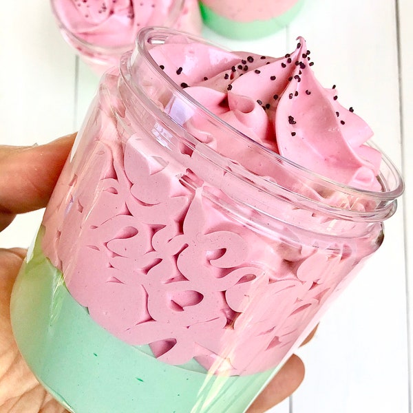 Watermelon Party Creamy Dreamy Whipped Soap, Soap, Vegan soap, Shaving Soap, Moisturizing Soap, skin-loving oils Oil infused