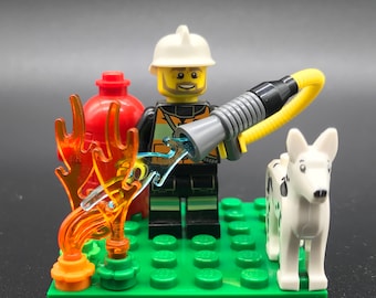 custom lego firefighter