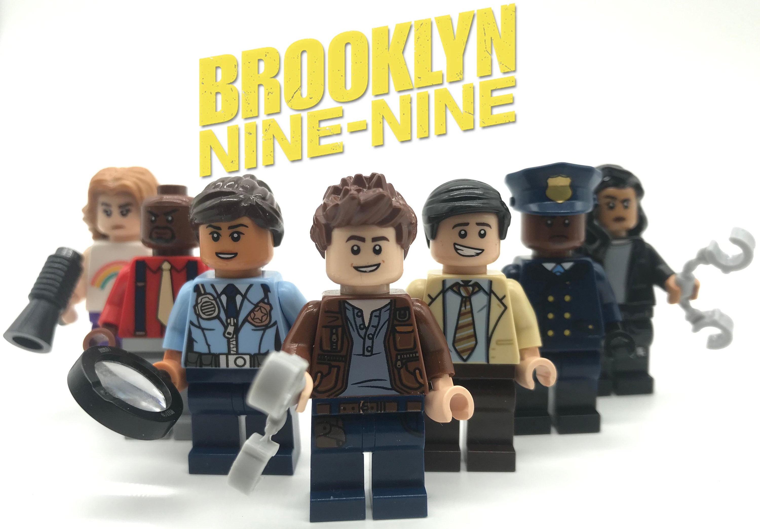 Custom Minifigure Brooklyn Nine Nine Character Pack