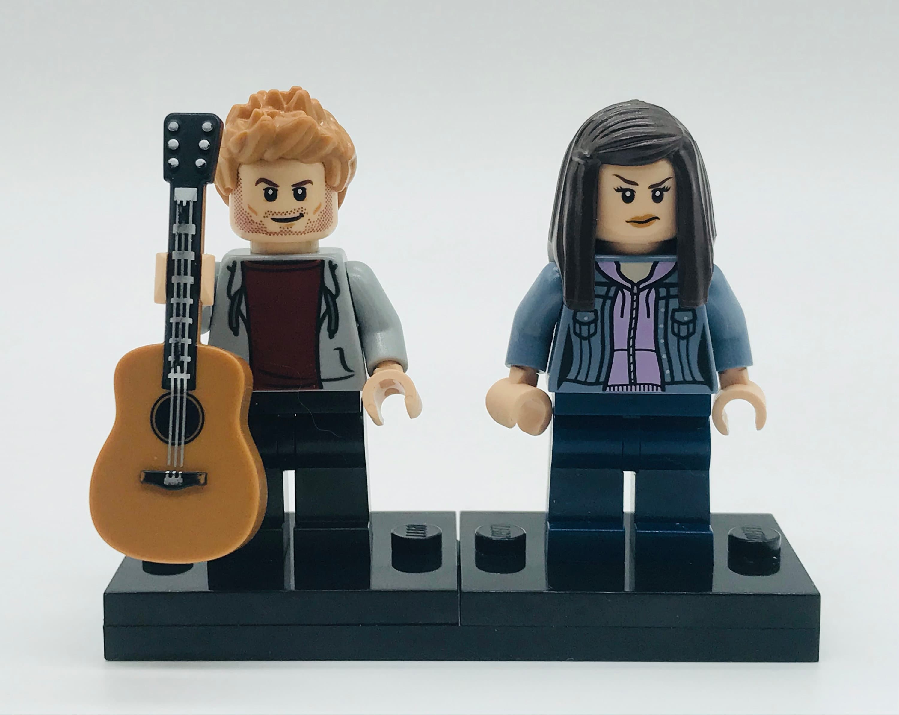 Custom Parks and Rec Minifigures Andy Dwyer and April Ludgate 2