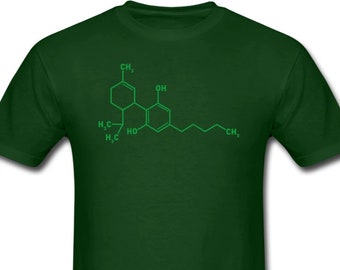 CBD Molecule Shirt - CBD Shirt - Medical Marijuana Cannabis Hemp
